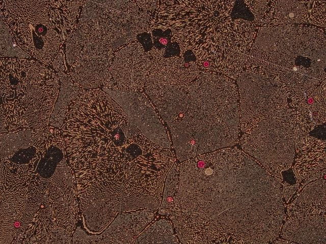 Copper etched