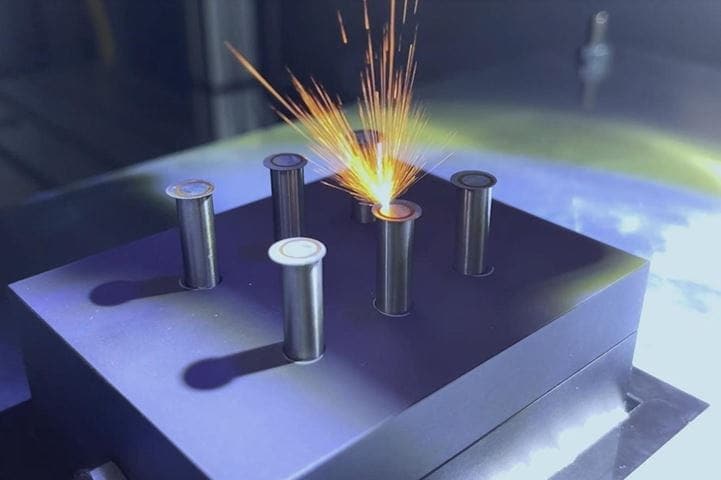 Example of laser cutting an air nozzle for an aquarium.